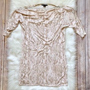A/X Armani Exchange Snake Print Tunic Dress
